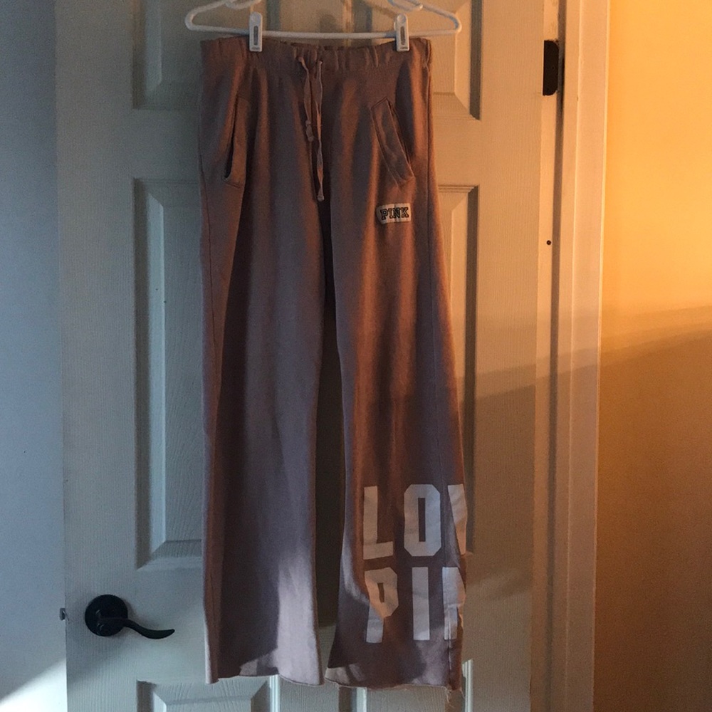 Pink sweatpants